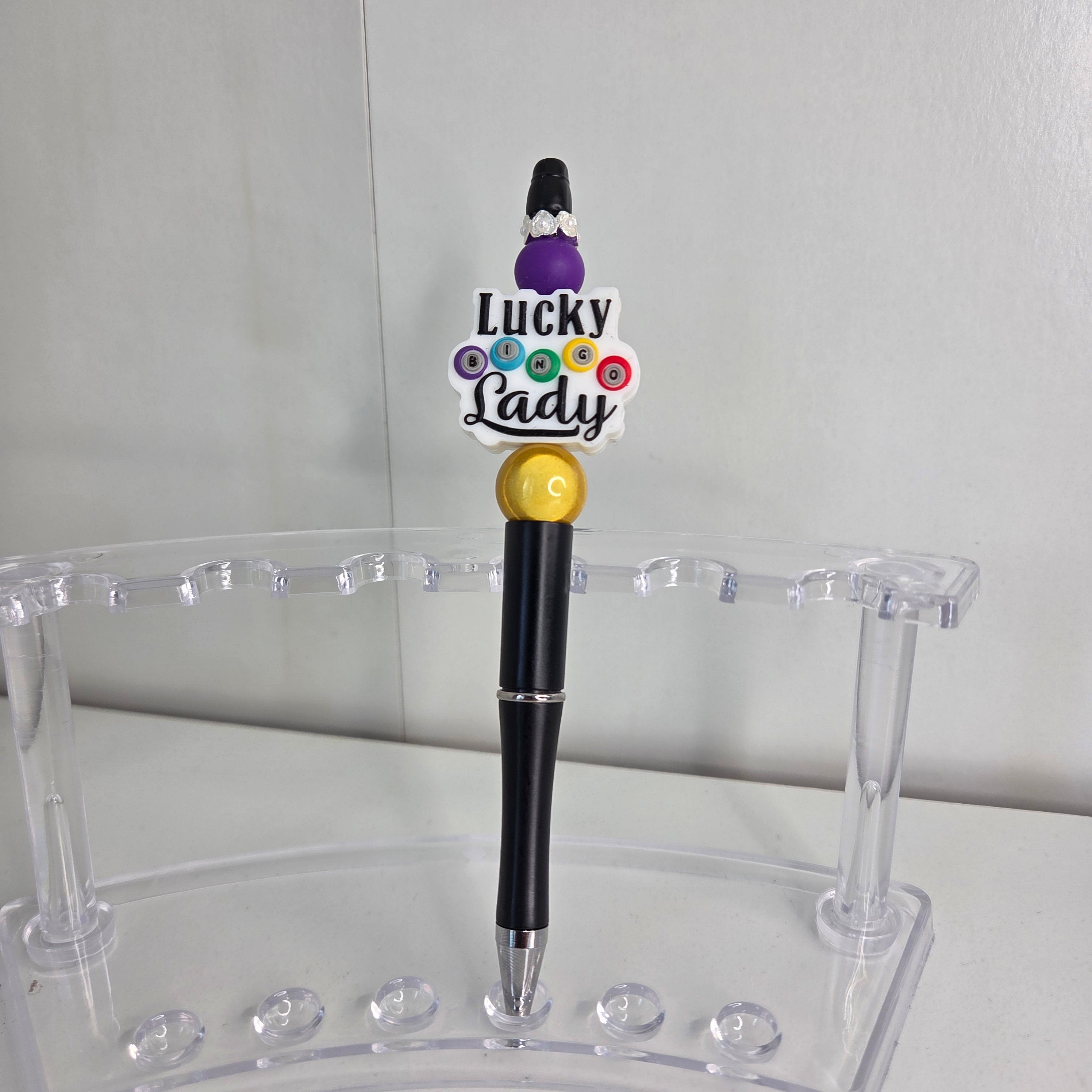 Fancy Beaded pen - standard