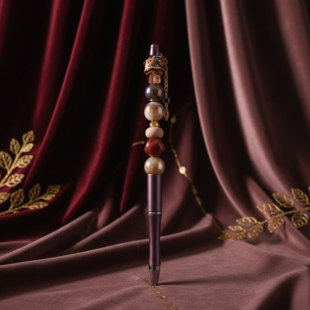 Fancy Beaded Pen Half
