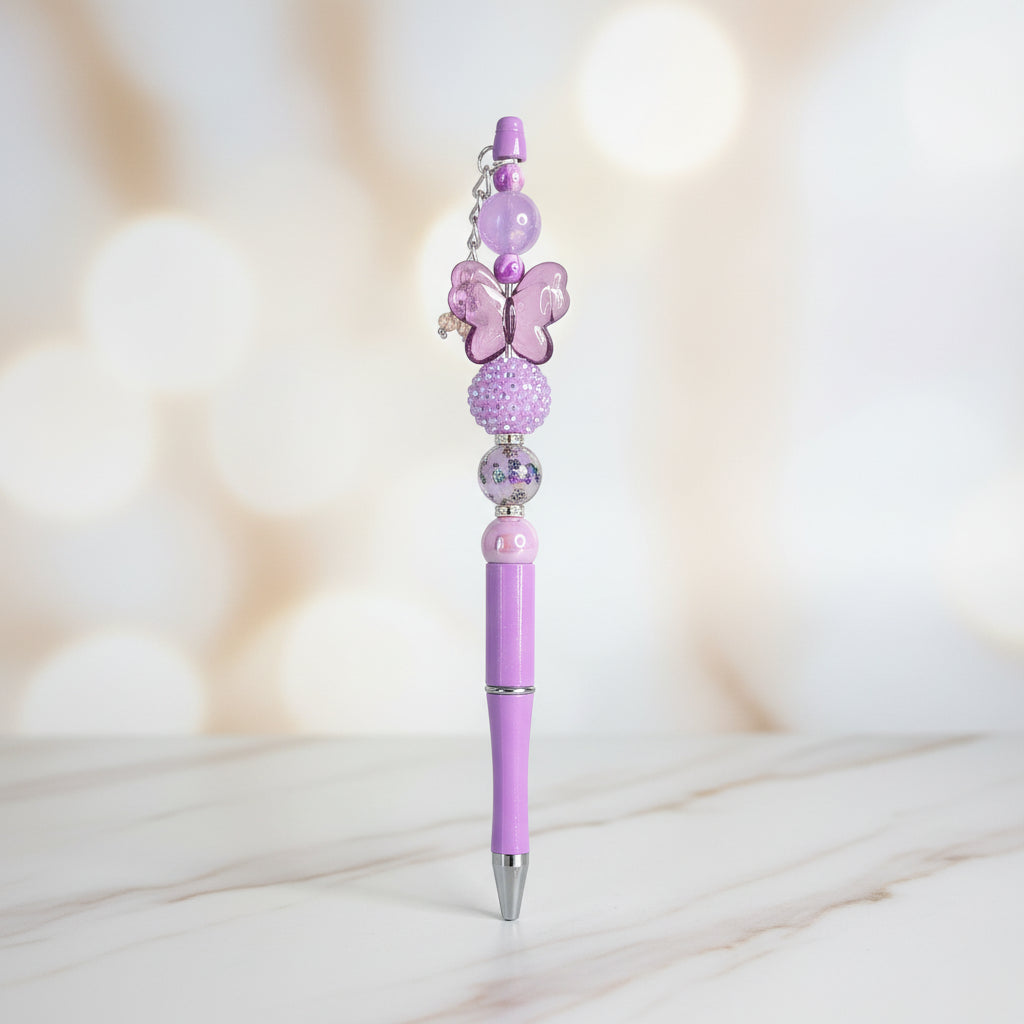 Fancy Beaded Pen Half