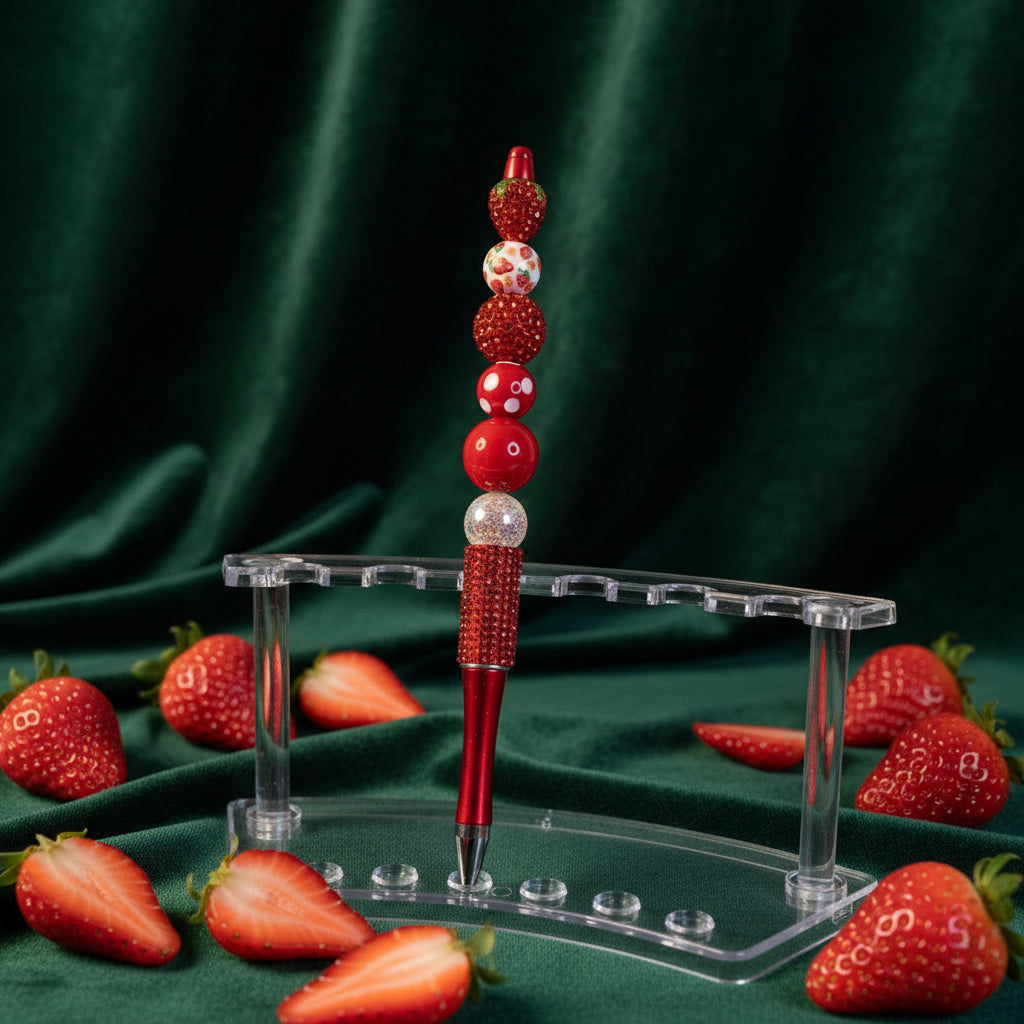 Fancy Beaded Pen Half