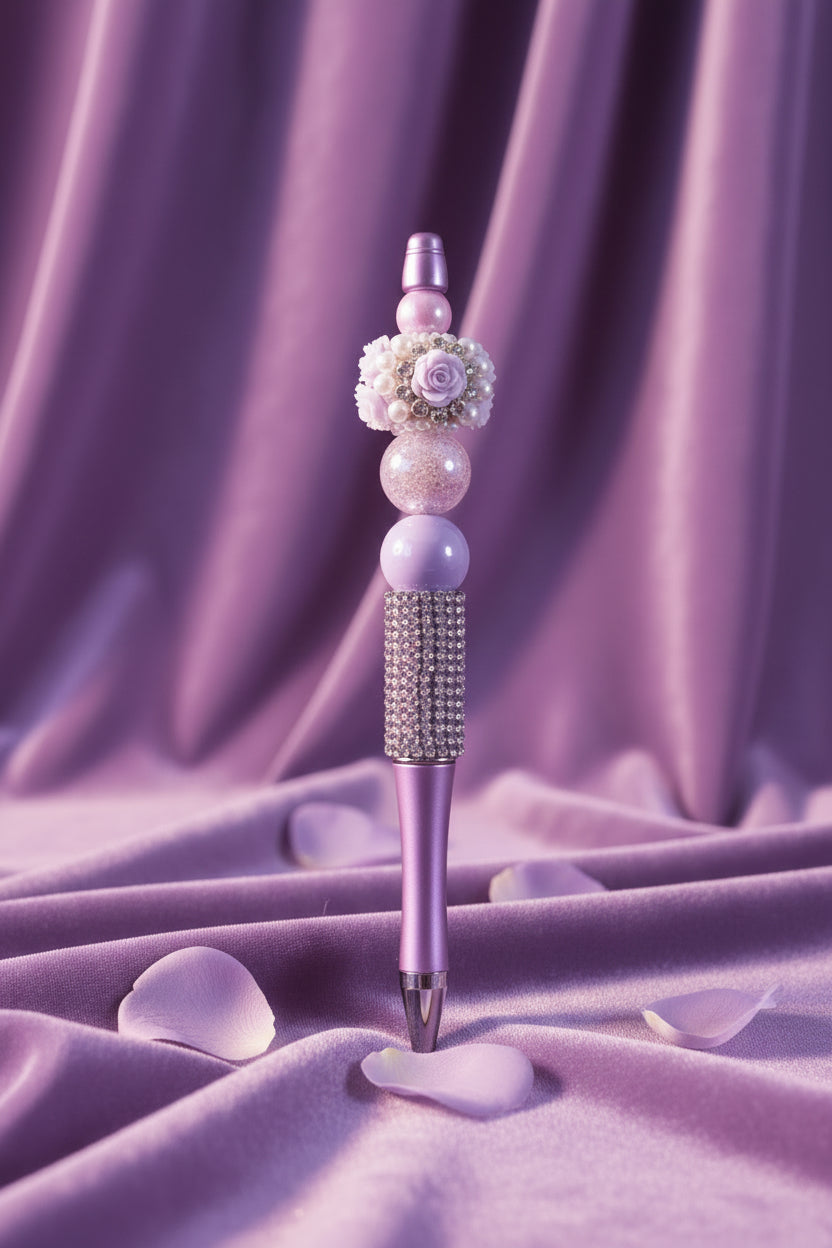 Fancy Beaded Pen Half