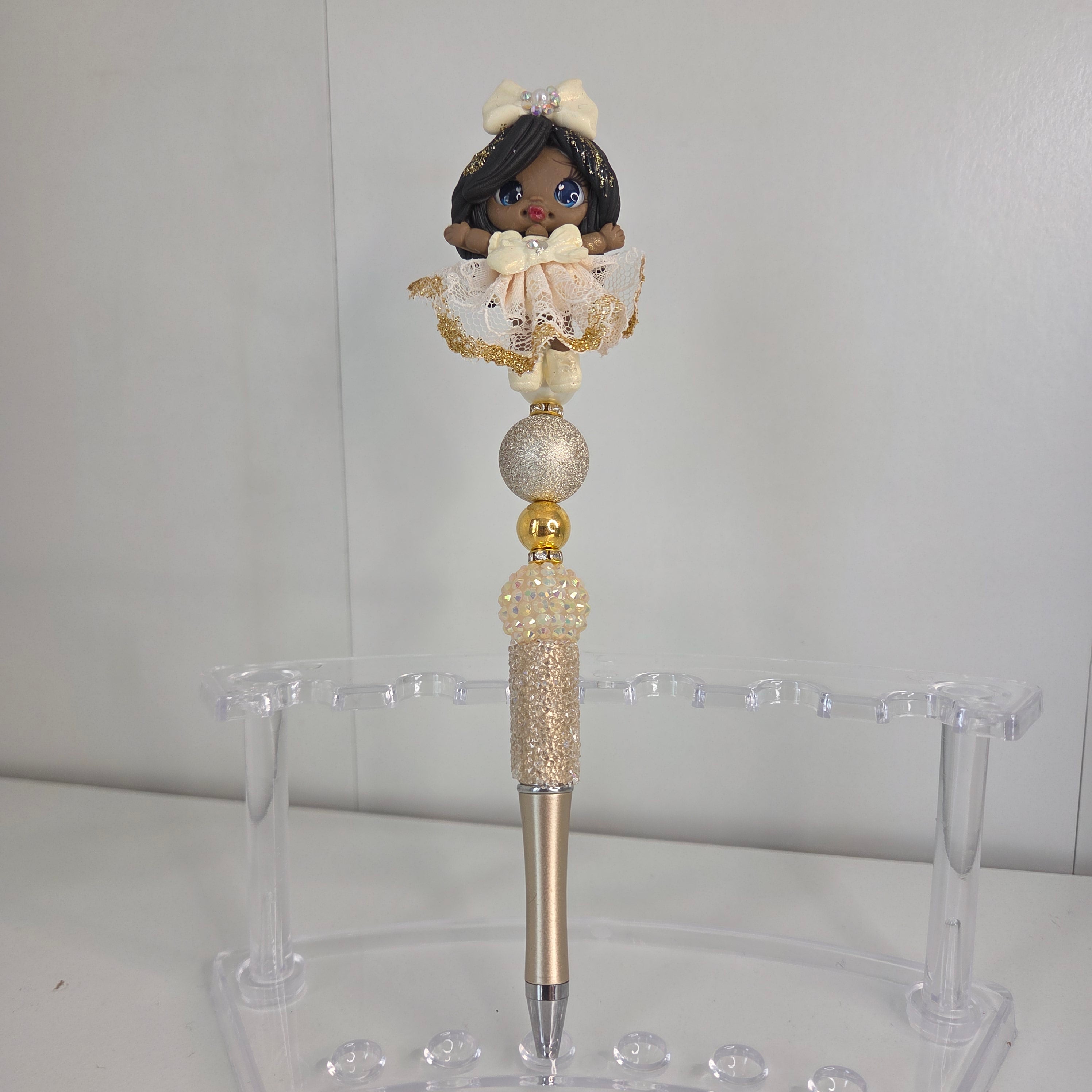 Rhinestone Beaded Pens - with Topper