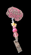 Fancy Beaded Badge Reels
