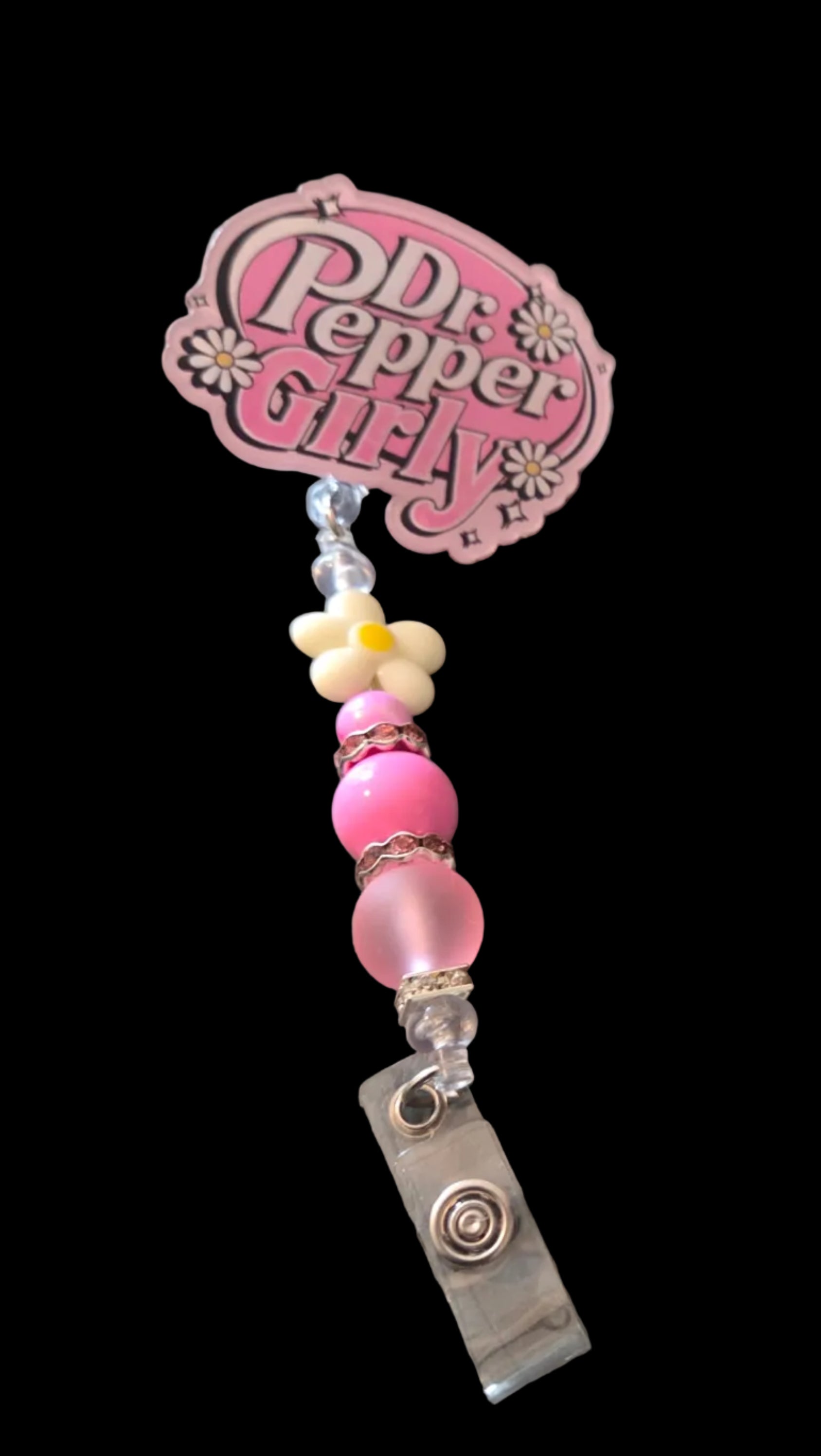 Fancy Beaded Badge Reels