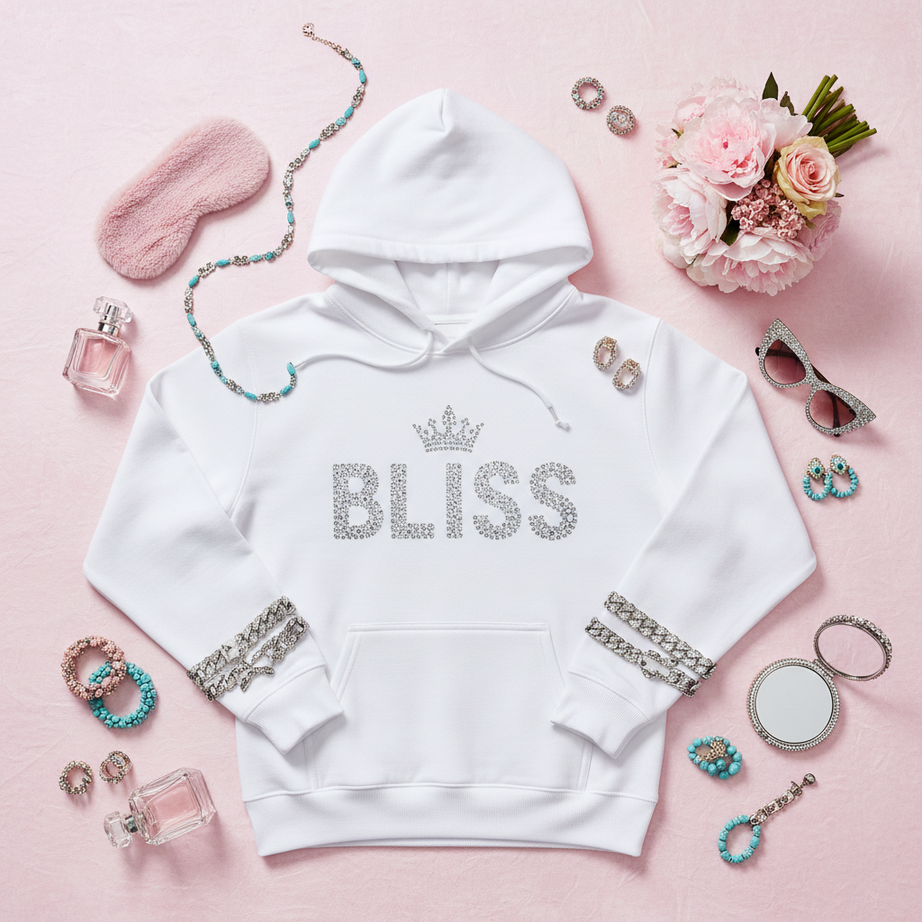 Hoodie Lifestyle Flat Lay